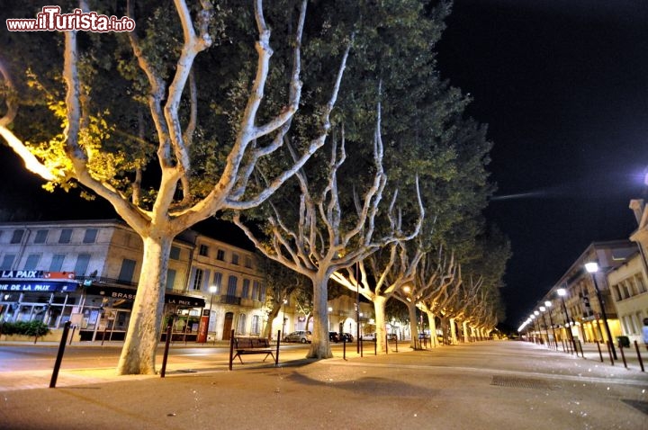 Immagine Foto notturna del Centro di Tarascon: il Cours Aristide Briande