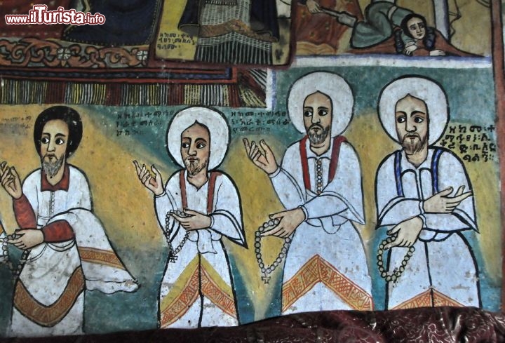 Immagine Dipinto nel monastero Azuwa Maryam, sul lago Tana 