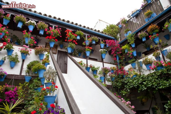 Immagine Cortili fioriti in Spagna per la Fiesta de los Patios di Cordova - © risquemo - Fotolia.com