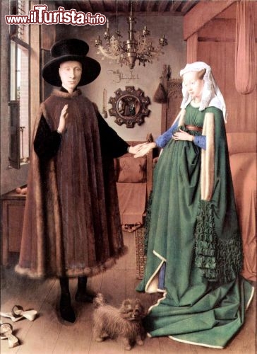 Immagine Jan Van Eyck il pittore fiammingo delle Fiandre, in Belgio - Foto di Giulio Badini