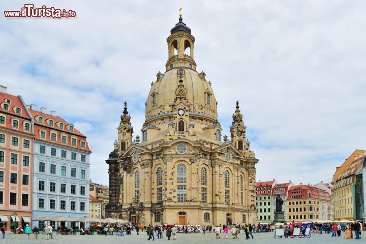 Immagine La Chiesa Frauenkirche di Dresda, un vero capolavoro del barocco della Germania orientale - © Estea / Shutterstock.com