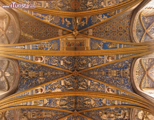 Immagine La volta all'interno interno della Cattedrale di Santa Cecili di Albi (Occitanie).