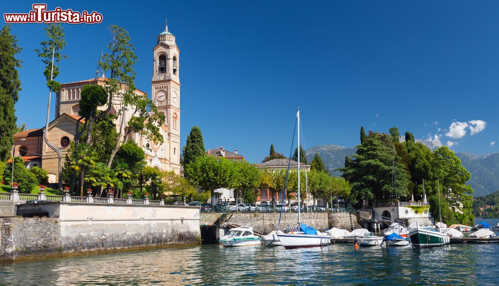 Immagine La Chiesa di San Lorenzo, a Tremezzo uno dei borghi sul Lago di Como in Lombardia