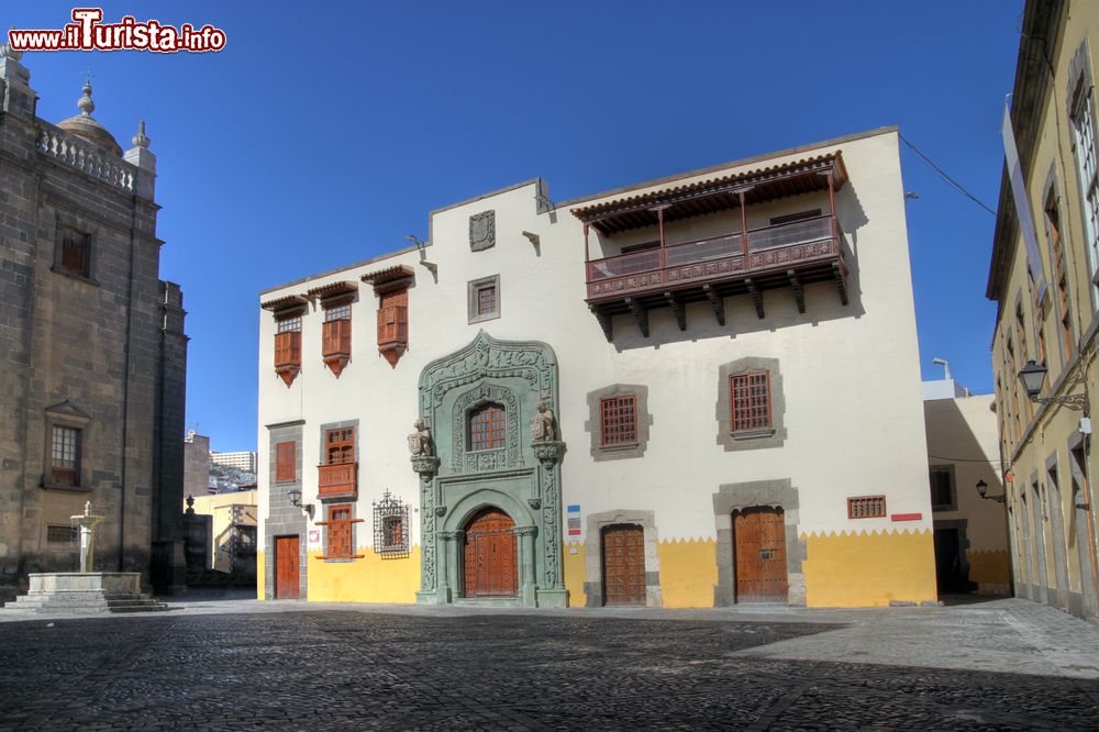 Immagine La Casa-Museo de Colòn (casa-museo di Cristoforo Colombo) nel quartiere di Vegueta a Las Palmas de Gran Canaria (Spagna).