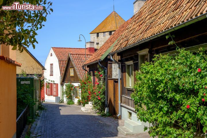 Immagine Sono oltre duecento gli edifici storici di Visby perfettamente conservati che testimoniano il ricco passato di questa città che dominava i commerci sul Mar Baltico ai tempi della Lega Anseatica - Foto © Rolf_52 / Shutterstock.com