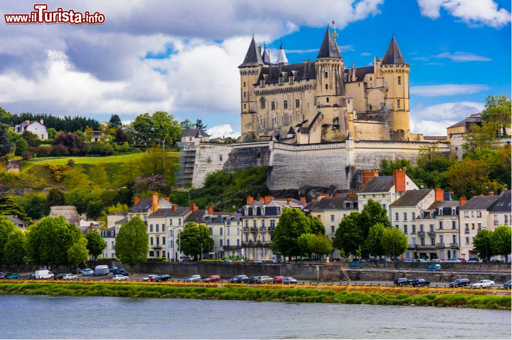 Immagine Il Castello di Saumur, uno dei famosi manieri nella Valle della Loira in Francia