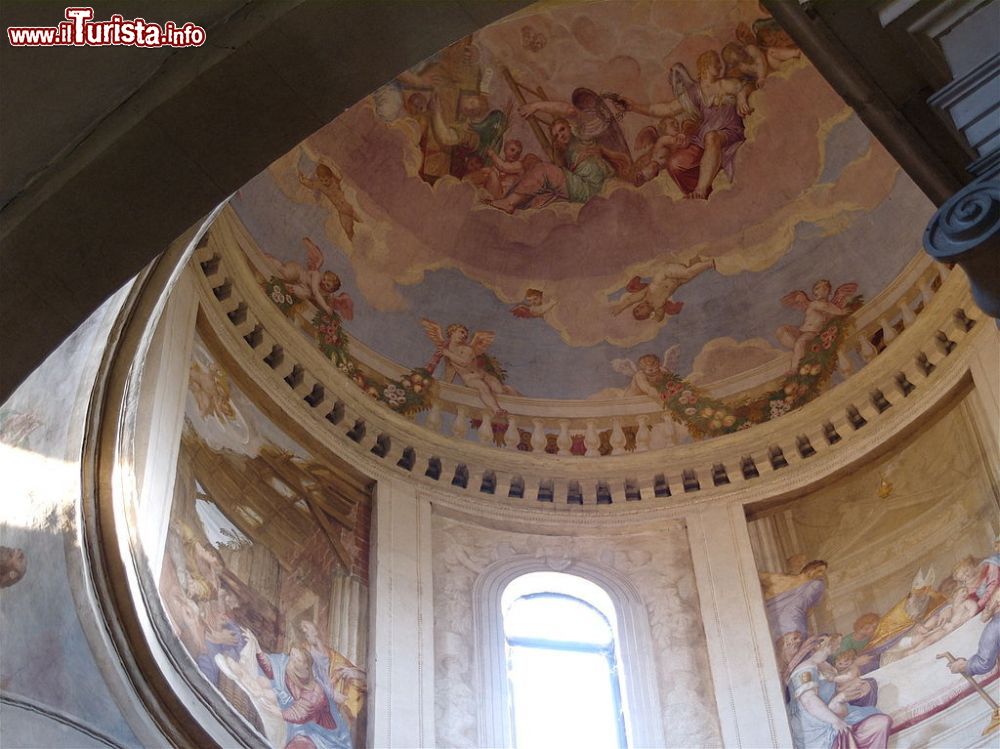 Immagine Interno cupola della Abbazia di Praglia, Santa Maria Assunta, dintorni di Teolo - © Sandra Cohen-Rose and Colin Rose - CC BY 2.0, Wikipedia
