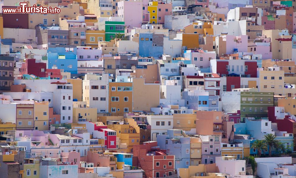 Immagine La città alta (ciudad alta) di Las Palmas de Gran Canaria, capoluogo delle isole Canarie (Spagna).