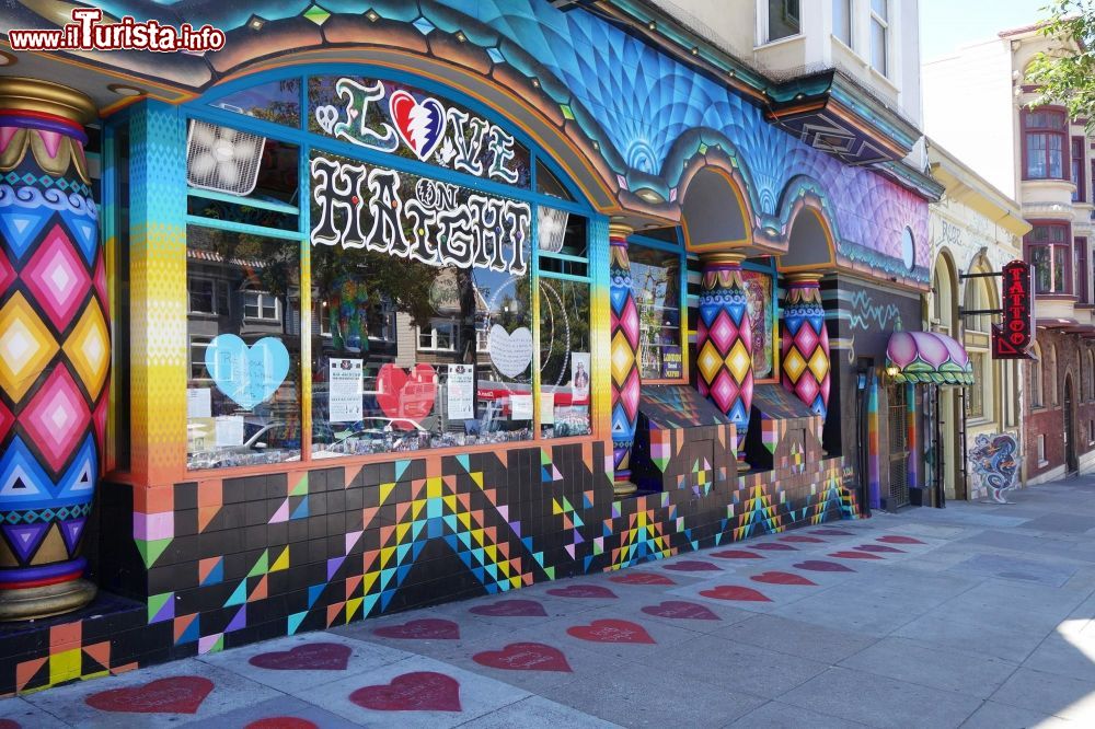 Immagine Love on Haight il famoso negozio nel quartiere Haight-Ashbury a San Francisco (USA).