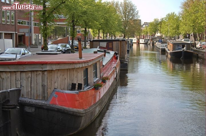 Immagine Lungo fiume a Groningen, la città dei Paesi Bassi