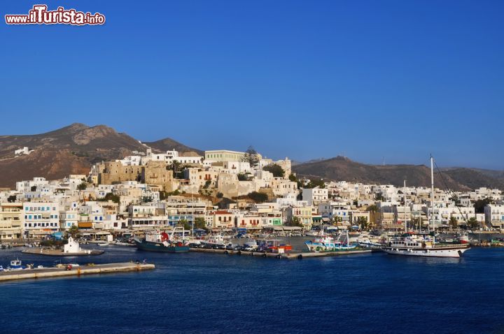 Immagine Naxos, isole Cicladi, Grecia - Erode diceva che Naxos significa "la fertile fra le isole" e Pindaro la chiamava l'oleosa. In epoca antica, come ancora oggi, frutta, olio e vino erano prodotti rinomati di questa terra © Olimpiu Pop / Shutterstock.com