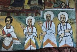 Dipinto nel monastero Azuwa Maryam, sul lago Tana 