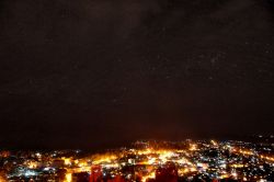 Gondar By Night: cielo stellato e croce del sud visti dal terrazzo del Goha Hotel