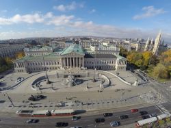 Parlamento Austriaco e Ringstrasse di Vienna, ...