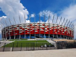 Stadio Nazionale della Polonia a Varsavia. Nel 2012 la struttura ha ospitato i campionati europei organizzati dalla UEFA - © Karol Kozlowski / Shutterstock.com