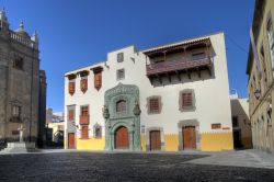 La Casa-Museo de Colòn (casa-museo di Cristoforo Colombo) nel quartiere di Vegueta a Las Palmas de Gran Canaria (Spagna).
