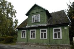 Case della comunità dei Tartari a Trakai ...