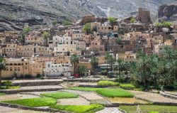 Il villaggio di Bald Sayt, nelle montagne dell'Hajar, ...
