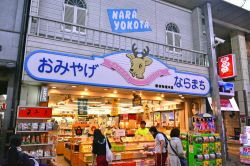 Ingresso del negozio di souvenir Nara Yokota allo Higashimuki shopping center di Nara, Giappone  - © walterericsy / Shutterstock.com