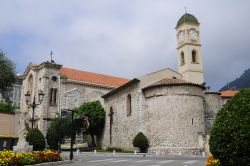 La chiesa di Beaulieu Sur Mer località turistica del sud della Francia, Costa Azzurra