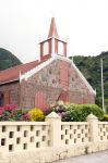 La chiesetta di Wesleyan Holiness sull'isola di Saba, Caraibi.

