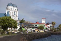 La città di Apia in una mattina soleggiata, Samoa.



