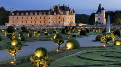 Le Promenades Nocturnes al Castello di Chenonceau, Valle della Loira, Francia