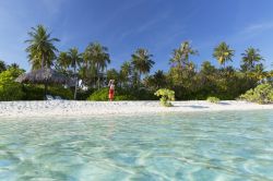 La spiaggia dell'Olhuveli Beach and Spa Resort, sull'Atollo di Malé Sud, isole Maldive - foto © Shutterstock.com