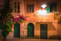 Una tradizionale casa del centro storico con fiori nel villaggio di Capoliveri, Isola d0Elba, Toscana - © Balate Dorin / Shutterstock.com