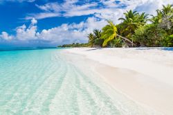Una classica meta da Viaggi di Nozze: una spiaggia di sabbia bianca alle Maldive