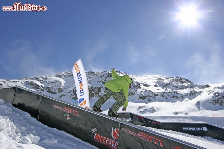 Immagine Snowpark alle Deux Alpes in Francia - © bruno longo - www.les2alpes.com
