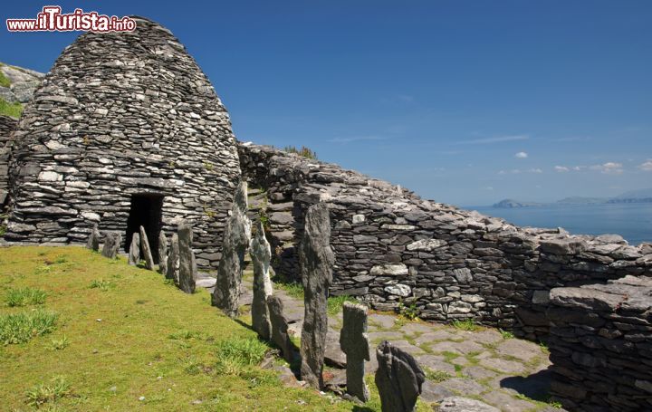 Immagine Uno degli "alveari" i resti del monastero di Skellig Michael, Patrimonio UNESCO in Irlanda