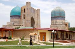 Il Registan a Samarcanda la storica città dell'Uzbekistan -  Foto di Giulio Badini