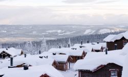 Nevicata su Trysil, Norvegia - Comune norvegese della contea di Hedmark, Trysil è situata a est di Amot e a sud ovest di Elverum e Valer. Agricoltura e produzione di legname sono le principali ...