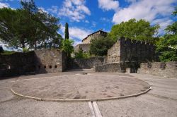 Il castello di Gorizia, Friuli Venezia Giulia, Italia. La fortezza rappresenta il cuore antico della città.



