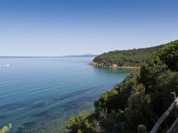 Un tratto di costa rocciosa a sud di Follonica, in provincia di Grosseto. Il tratto di litorale della Maremma ospita alcune delle spiagge più belle della Toscana - foto © Shutterstock ...