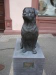 Il monumento alla razza di cane Rottweiler, che prende il nome da questa città - © Donautalbahner -CC BY-SA 3.0 - Wikimedia Commons.