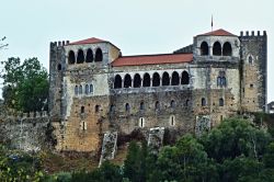 La fortezza medievale di Leiria, Portogallo.
