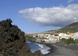 La spiaggia di Puerto Naos a La Palma, Isole Canarie (Spagna)