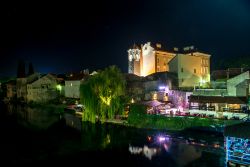 La vecchia città di Trebinje by night, Bosnia Erzegovina.
