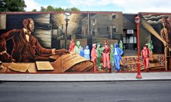 Uno splendido murales in South Street a Philadelphia, Pennsylvania (Stati Uniti d'America).

