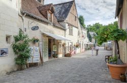 Veduta di un villaggio di Azay-le-Rideau, Loira (Francia) - Come si può vedere dall'immagine salta subito all'occhio un clima intimo e delicato, assolutamente lontano dal caos ...
