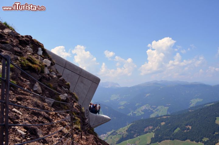 Immagine Panorama delle montagne dell'Alto Adige fotografate dal museo della montagna MMM a Plan de Corones