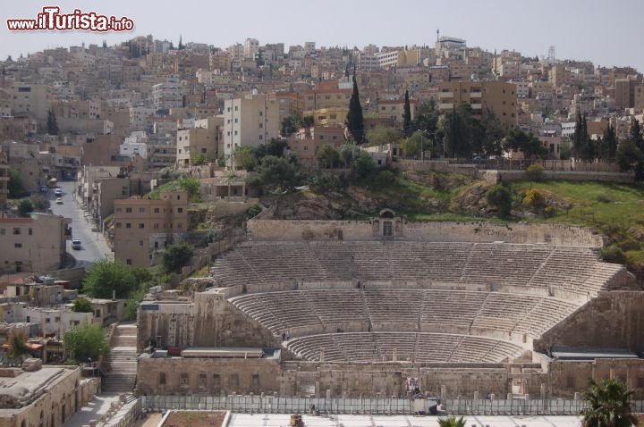 Immagine Il teatro di Amman, visto dalla Cittadella