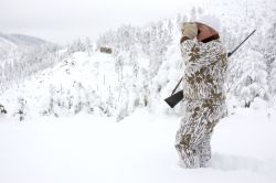 A caccia in inverno in Sud Dakota