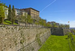Le mura veneziane della cittadella di Bergamo ...