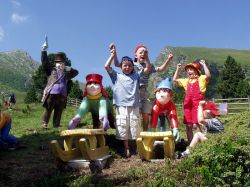I bambini sono protagonisti all Heidi Alm, il parco di Heidi in Carinzia