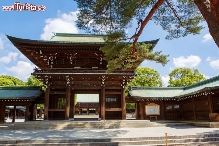 Immagine La visita al Meiji Shrine, il tempio shintoista di Tokyo: si trova nel quartiere Shibuya della capitale del Giappone