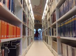 La biblioteca che si trova all'interno del MNAC a Barcellona - © Kippelboy - CC BY-SA 4.0 - Wikipedia