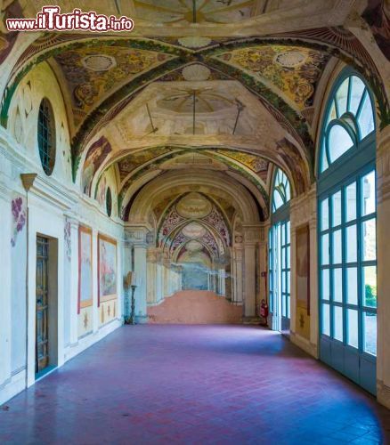 Immagine Una prospettiva all'interno di Villa Lante uno degli edifici rinascimentali più importanti d'Italia - © ValerioMei / Shutterstock.com